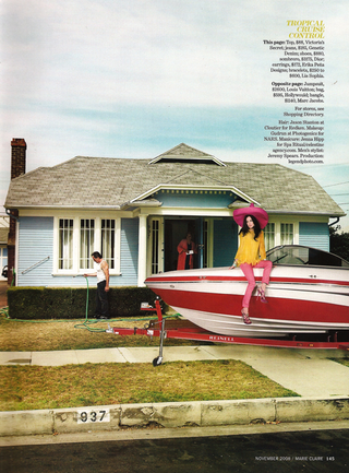 Illustration for article titled Marie Claire's "Price Is Bright" Spread Will Make You Squeal Like A Game Show Contestant